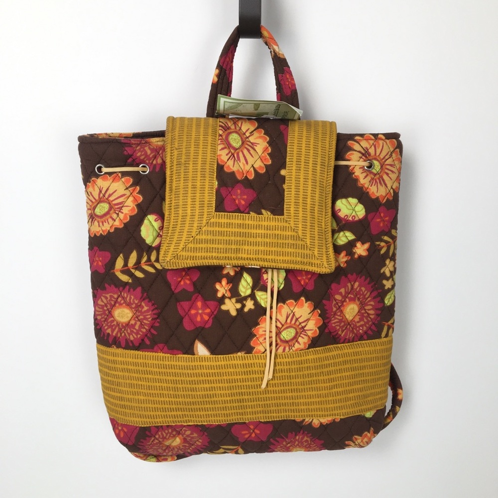 Sweet olive designs floral bucket backpack